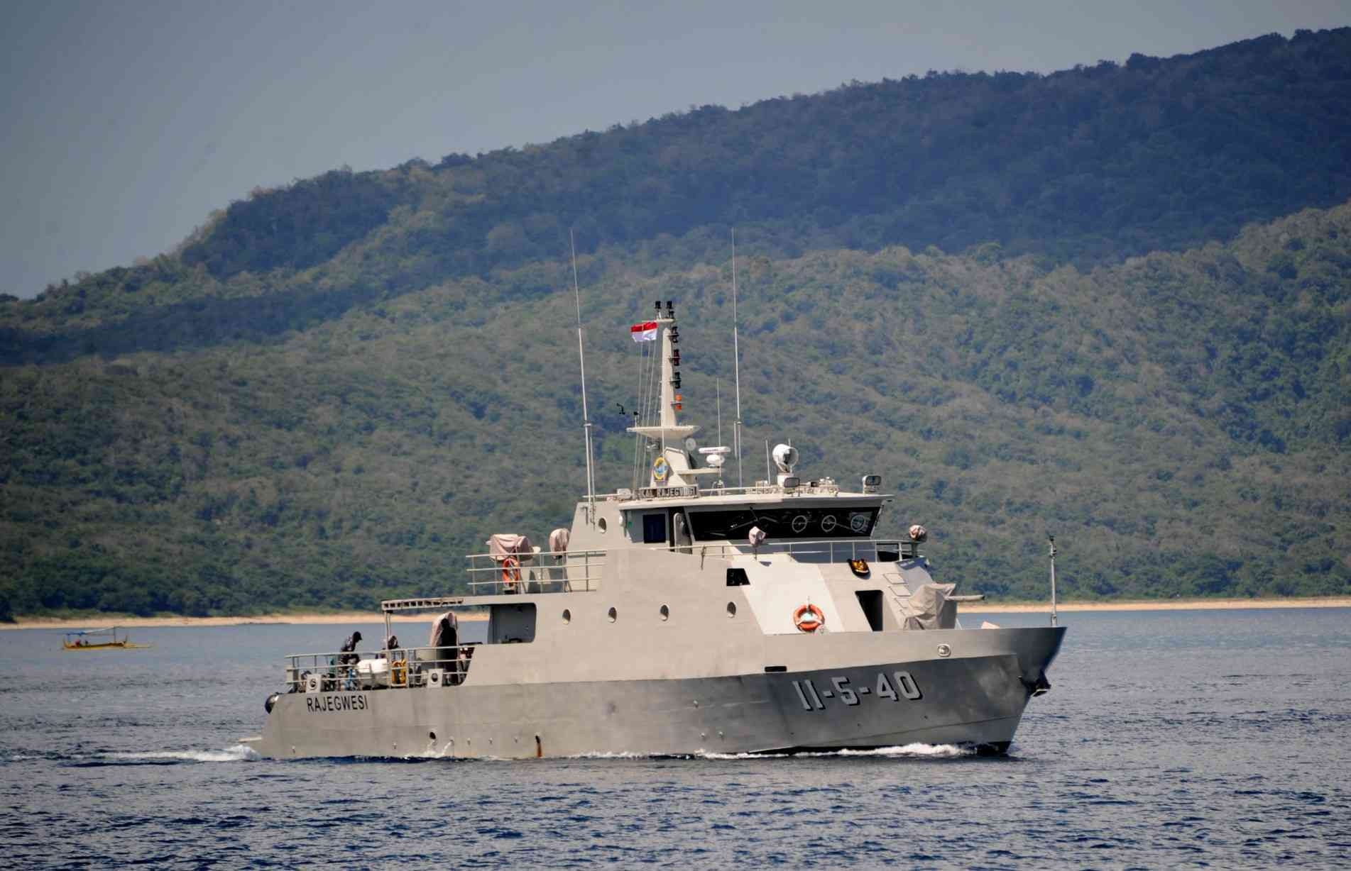 A Marinha da Indonésia.