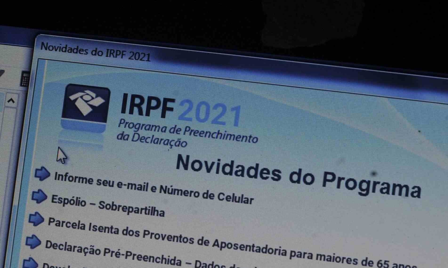 Imposto de Renda (IRPF) 2021.