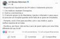 Publicação do presidente Jair Bolsonaro, na manhã desta sexta-feira (7) - Reprodução Facebook / @jairmessias.bolsonaro