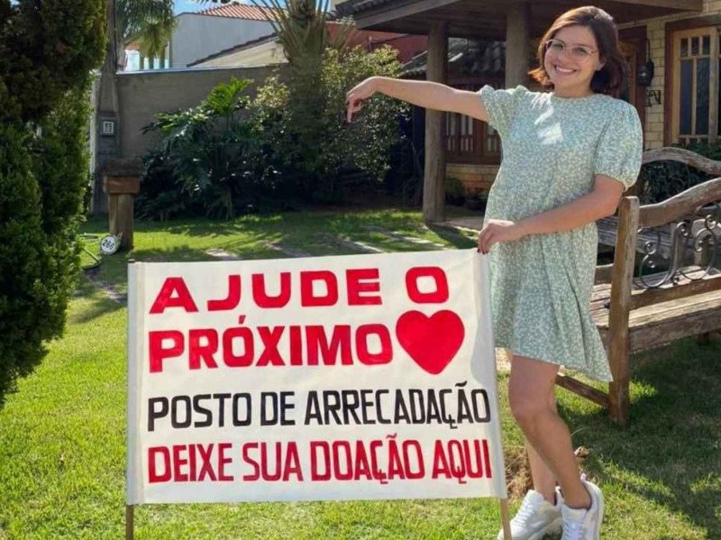 A estudante Adrielle Matrigani Dona.