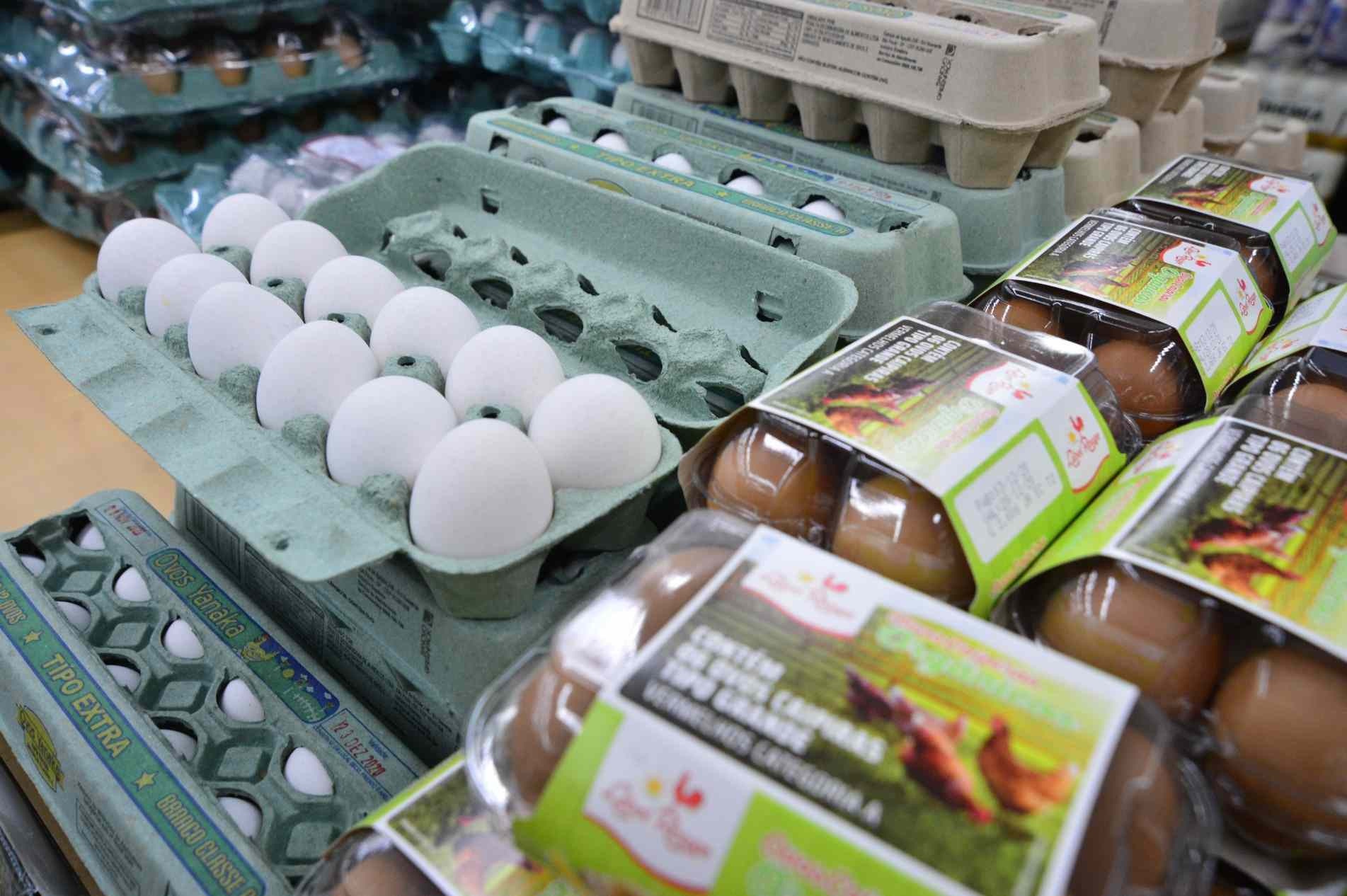 Perda de renda levou a uma maior demanda por ovos.
