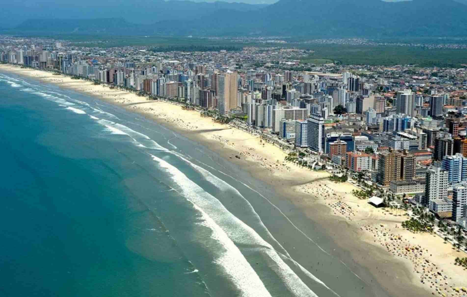 Praia Grande, no litoral sul de São Paulo.