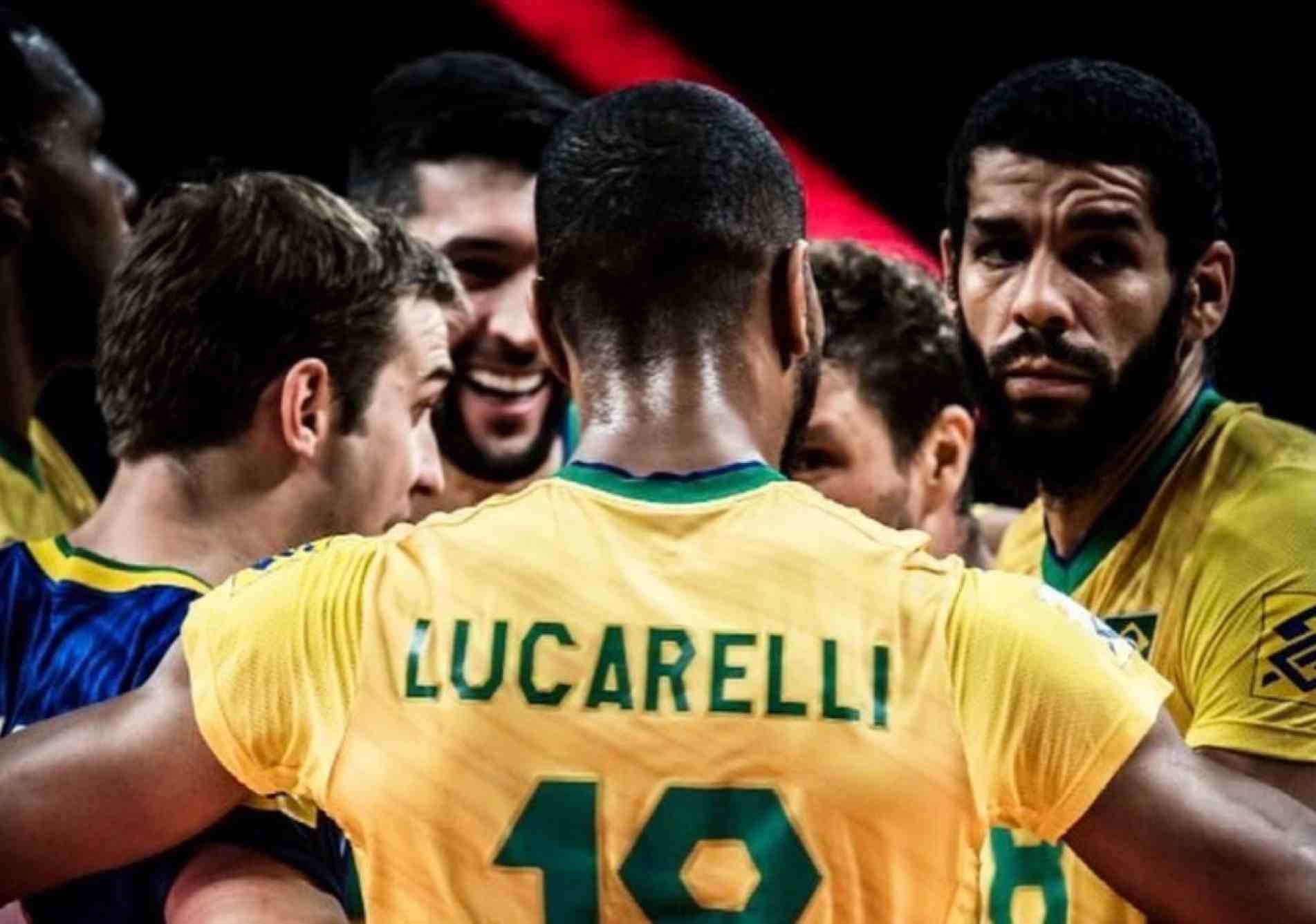 Seleção brasileira masculina de vôlei.