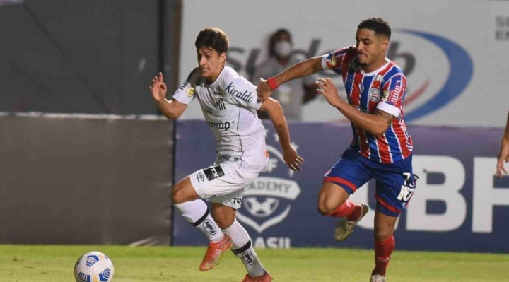 Santos estreou com derrota de 3 a 0 para o Bahia.