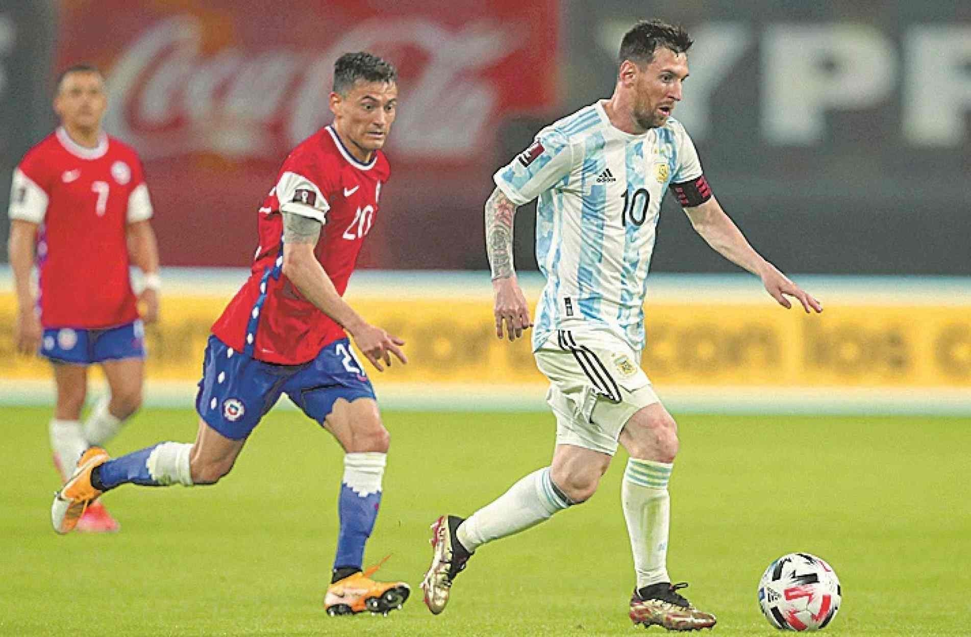 Messi abriu o placar em Santiago del Estero, na Argentina