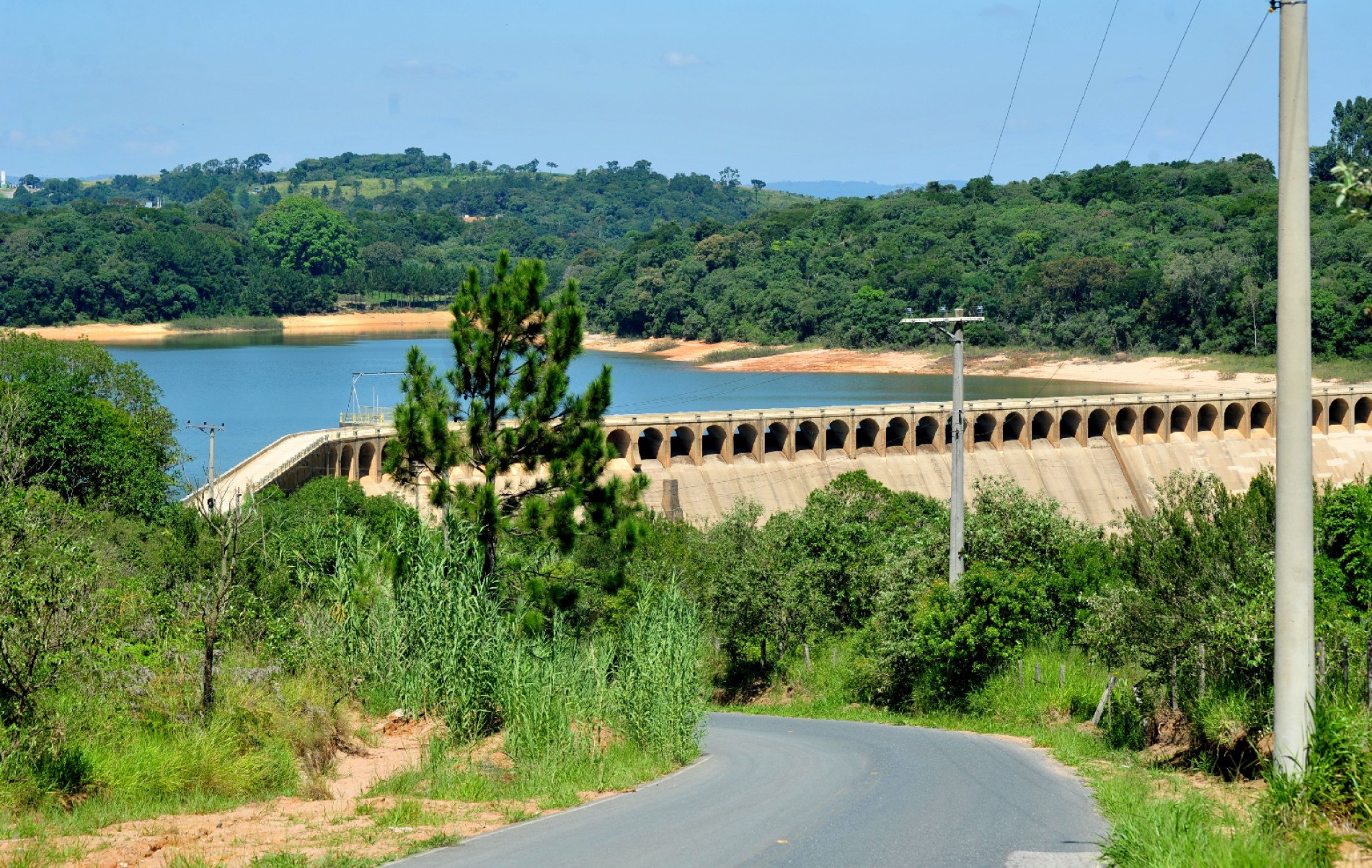 Barragem da Represa de Itupararanga, em Votorantim (mar/21)