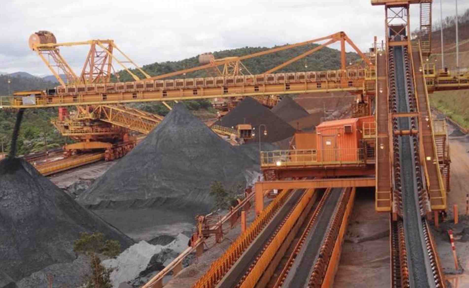 Minério de ferro é um dos produtos exportados pelo Brasil.