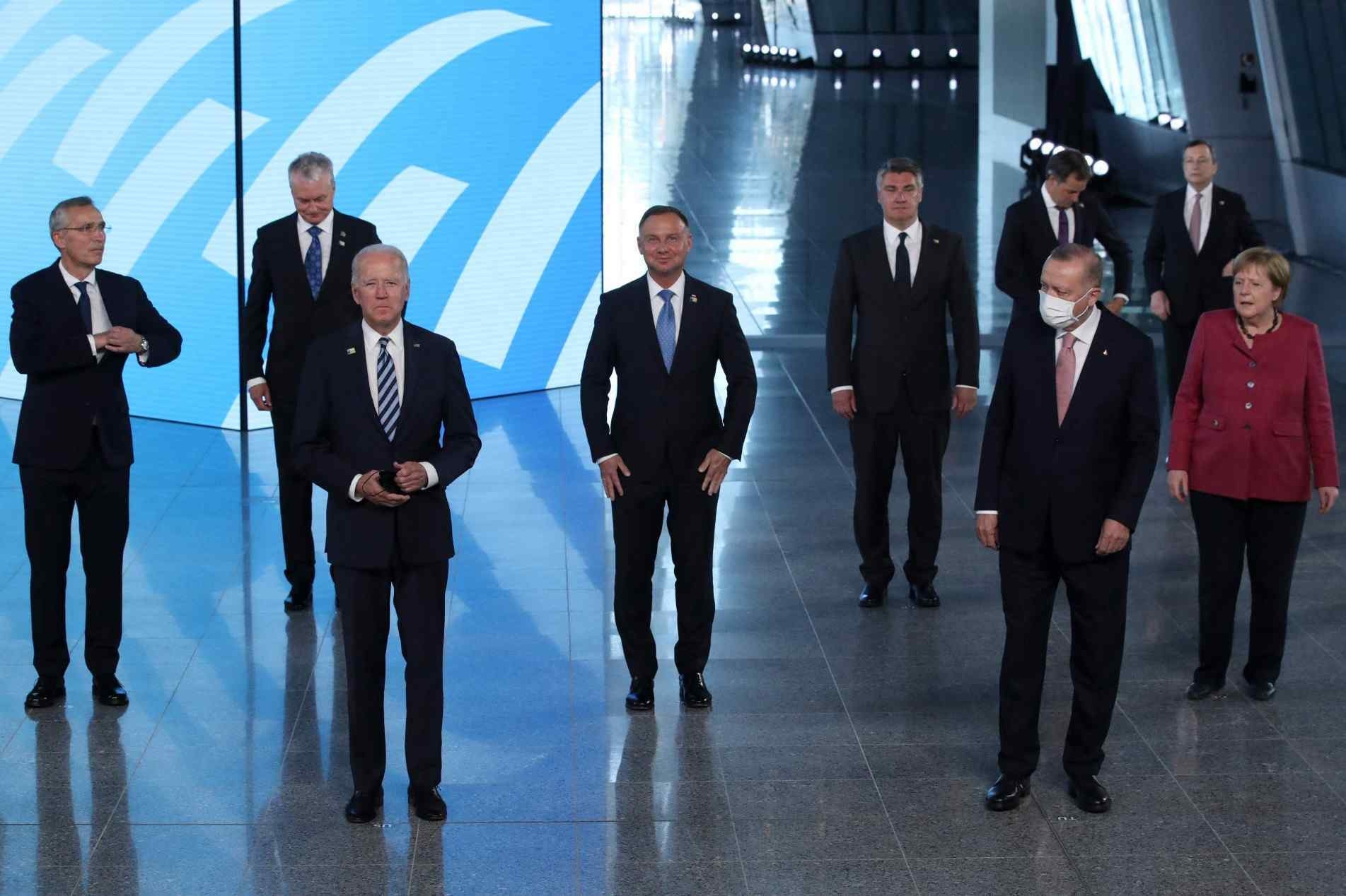 Líderes da Otan tiveram um encontro em Bruxelas.