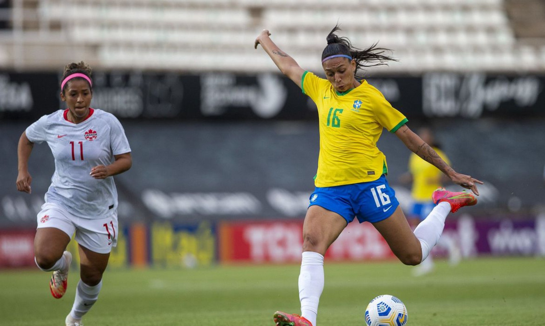 Seleção feminina empata com Canadá no último amistoso antes de Tóquio 