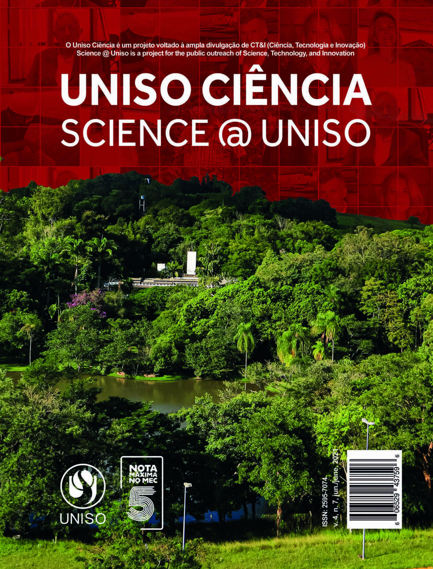 Capa da sétima edição do Uniso Ciência