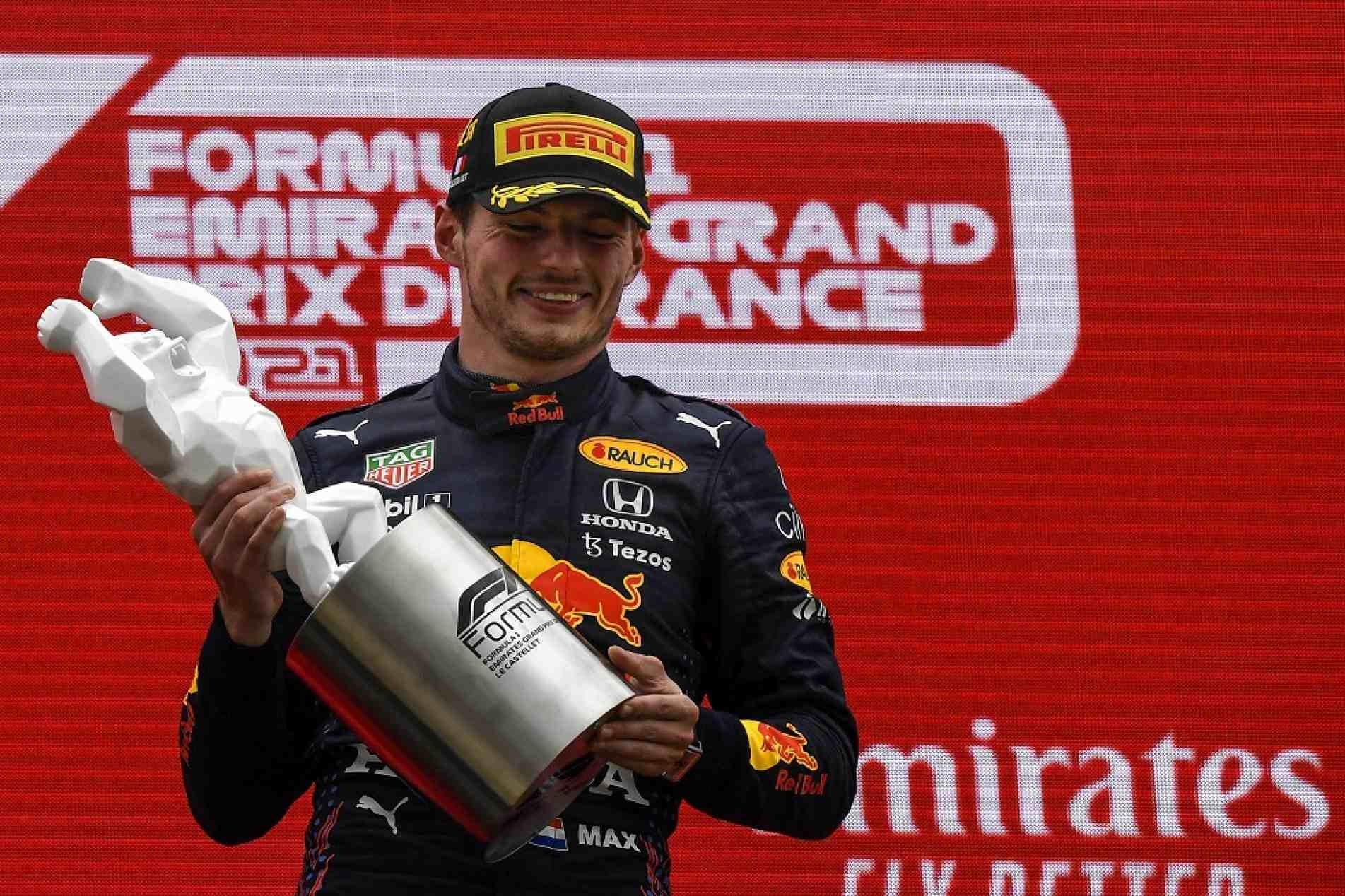 O holandês Max Verstappen foi o grande vencedor do GP da França de Fórmula 1.