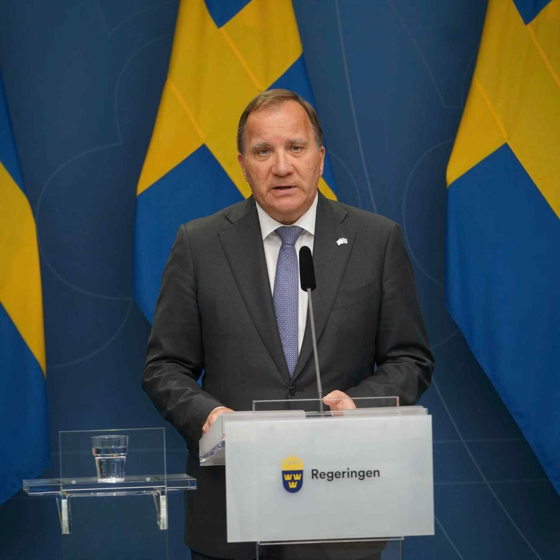 Stefan Löfven era Primeiro-ministro da Suécia