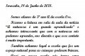 Os alunos escolheram uma letra bem bonita para a cartinha. - DIVULGA&Ccedil;&Atilde;O