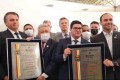 Jair e Eduardo Bolsonaro receberam títulos de Cidadãos Sorocabanos - Reprodução/Câmara Municipal