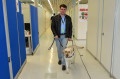 Cão-guia auxilia pessoa com deficiência visual durante rotina de trabalho.  - Emídio Marques/Jornal Cruzeiro do Sul                                  