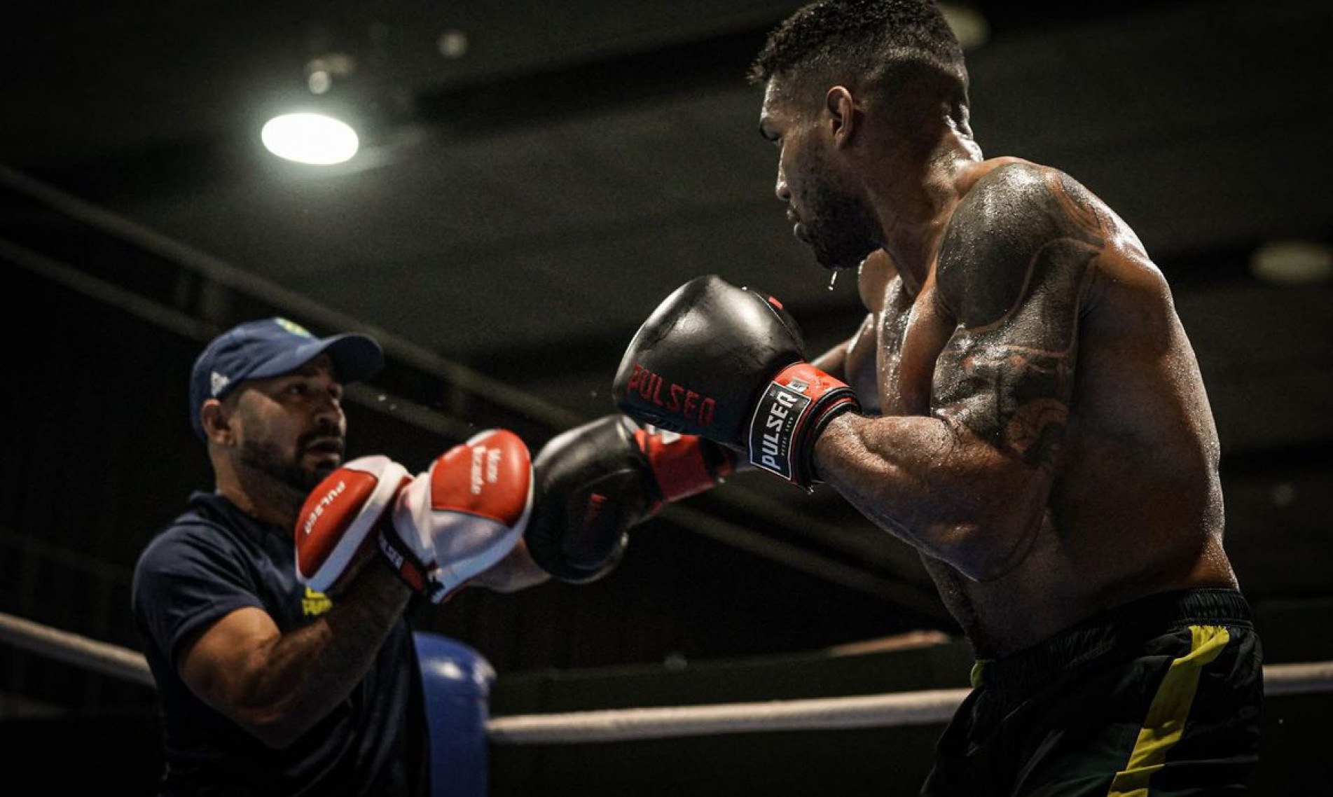 14.07.2021 Jogos Olímpicos Tóquio 2020 - Base de Ota. Treino de Boxe no Ota General.