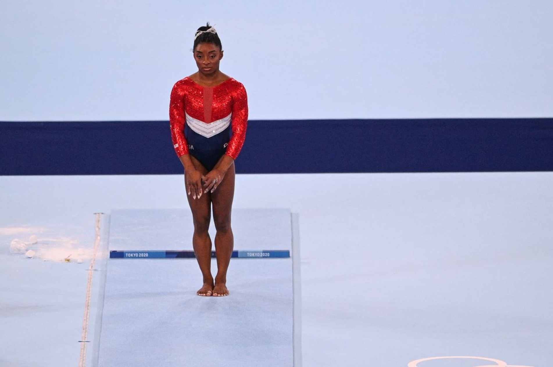 Ginasta cuidará da saúde mental.