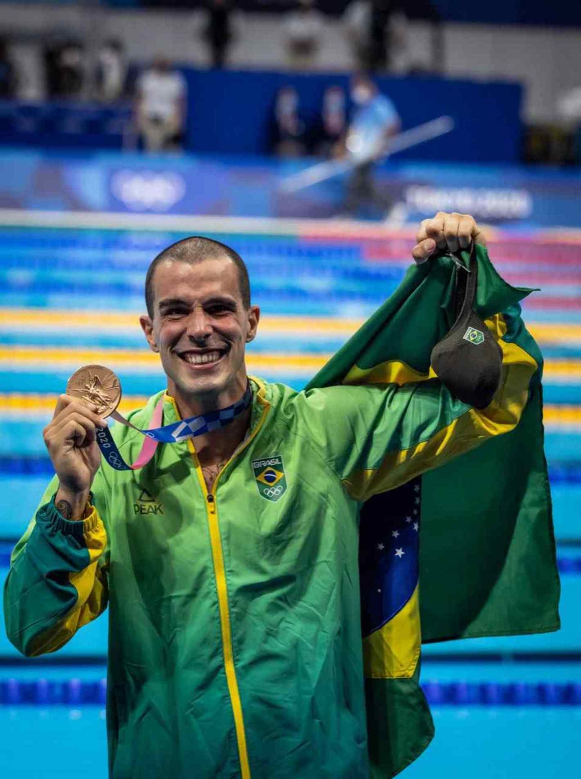 Brasileiro ganhou medalha de bronze.