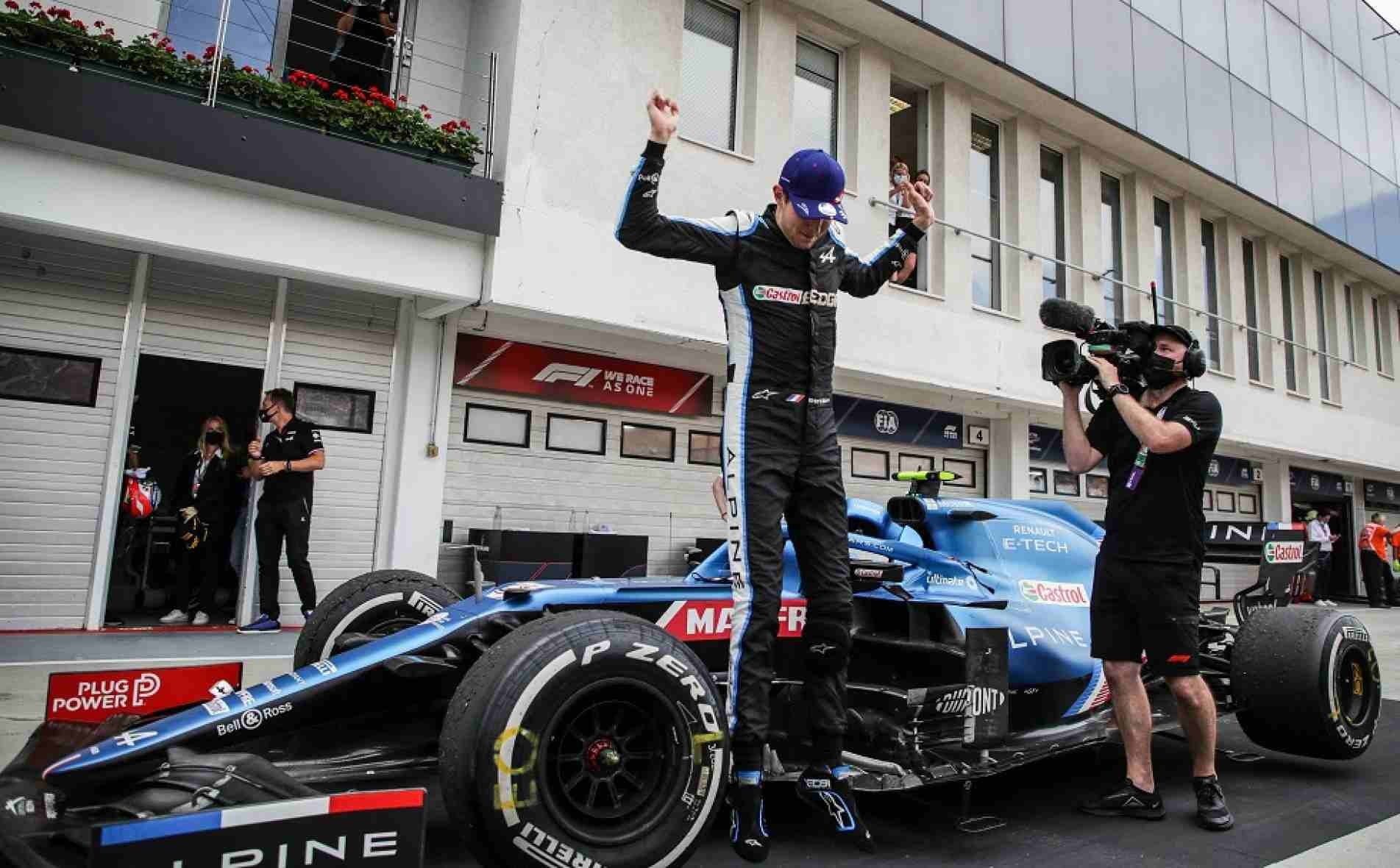 Ocon (Alpine) vence na Hungria seu primeiro GP de F1; Hamilton volta à liderança da F1.
