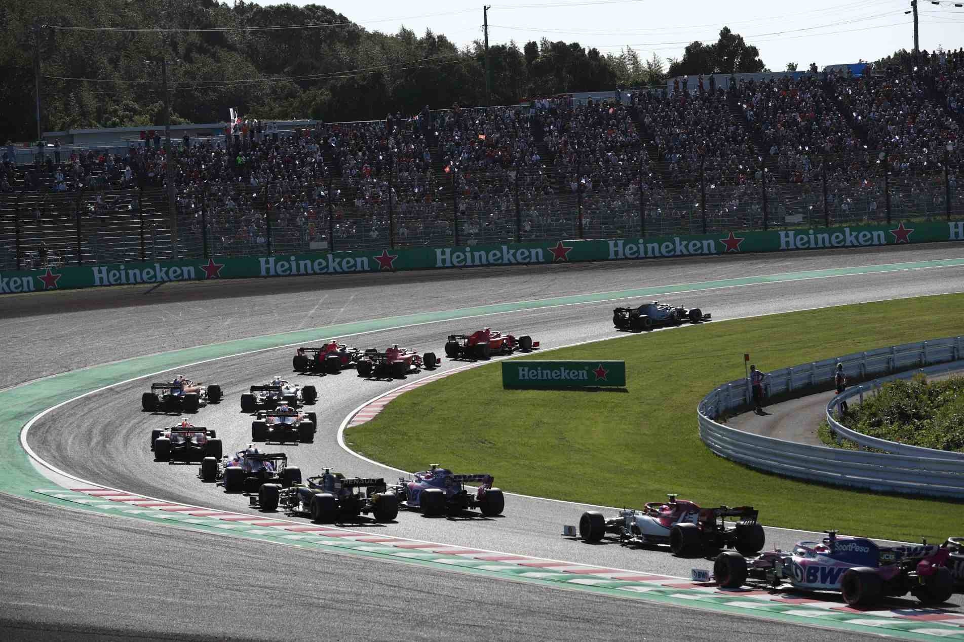 Foto tirada em 2019, com a última prova realizada no circuito de Suzuka, no Japão