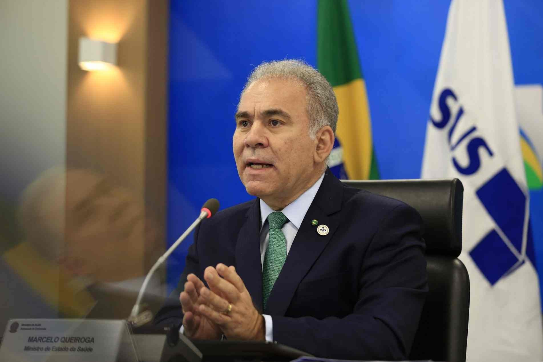 Marcelo Queiroga reafirmou que Estados devem seguir o Programa Nacional de Imunização.