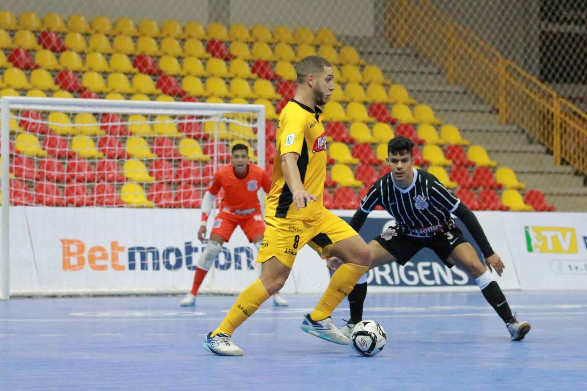 O Magnus venceu o Corinthians recentemente pela Liga Nacional de Futsal