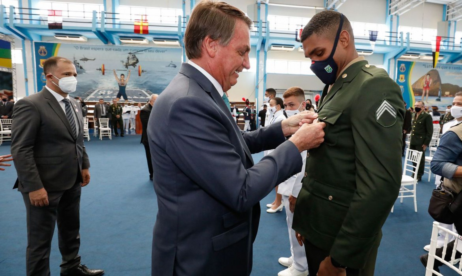 (Rio de Janeiro - RJ, 01/09/2021) Cerimônia de Imposição da Medalha Mérito Desportivo Militar.
Foto: Alan Santos/PR