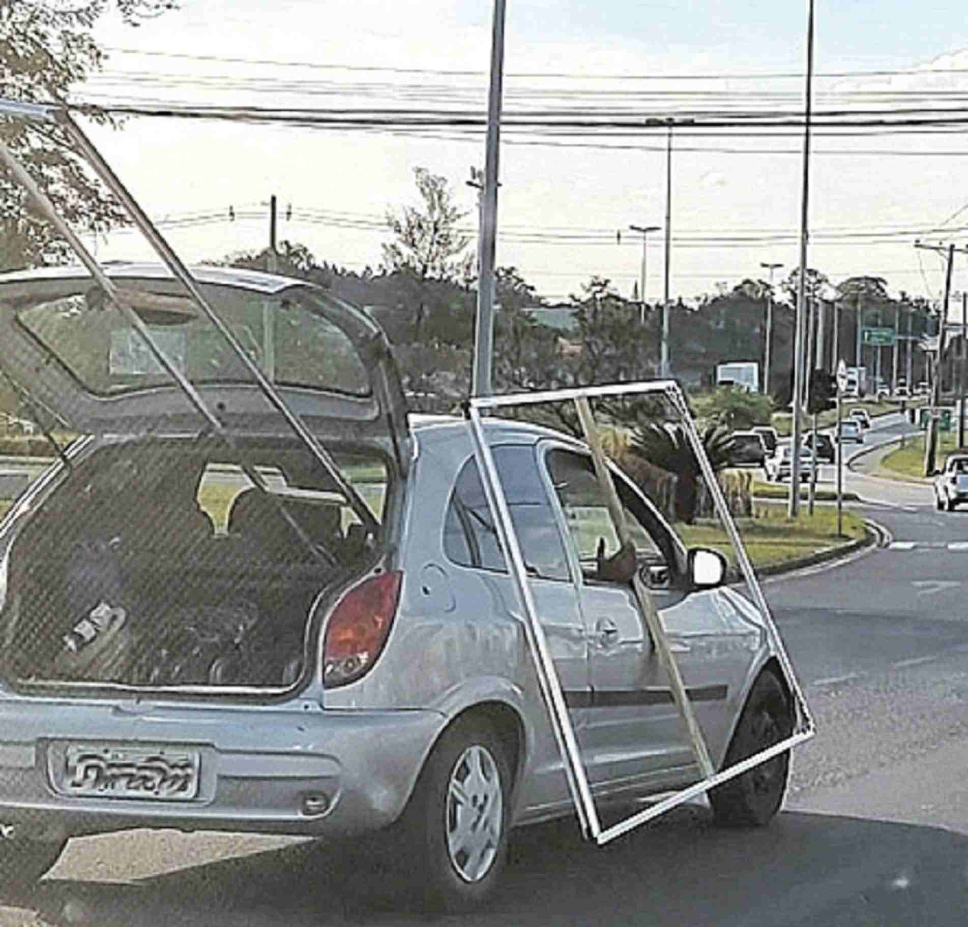Transporte inadequado pode provocar acidentes