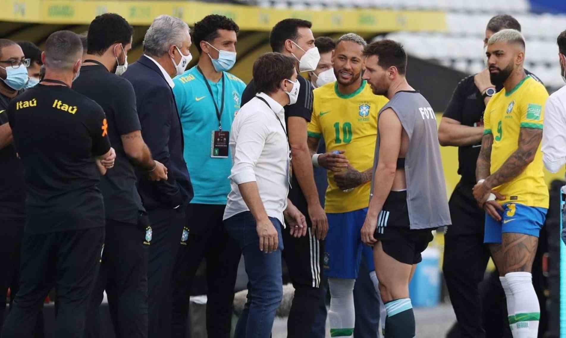 Eliminatórias: Fifa investiga jogo entre Brasil e Argentina.