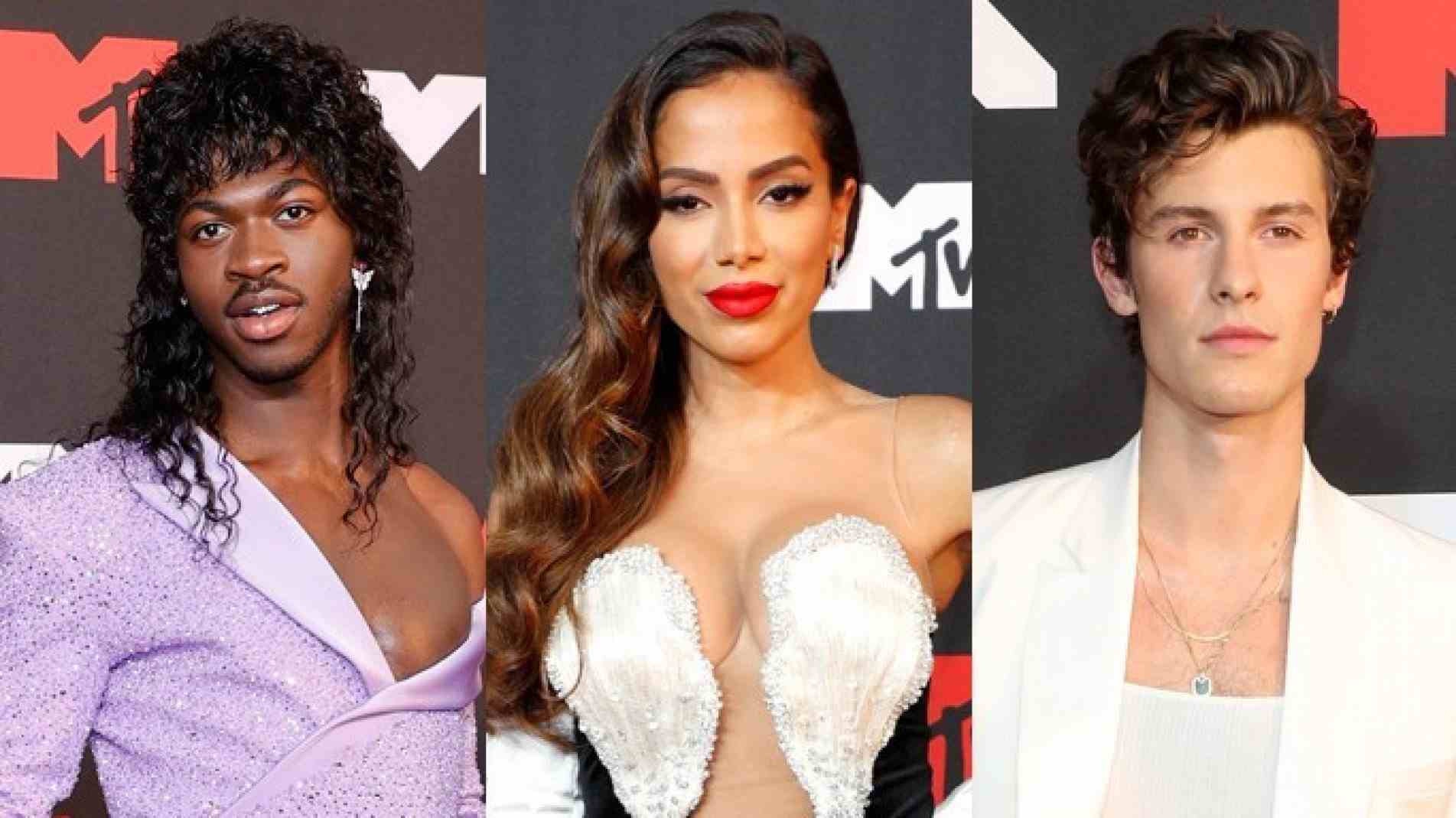 Lil Nas X, Anitta e Shawn Mendes no VMA 2021