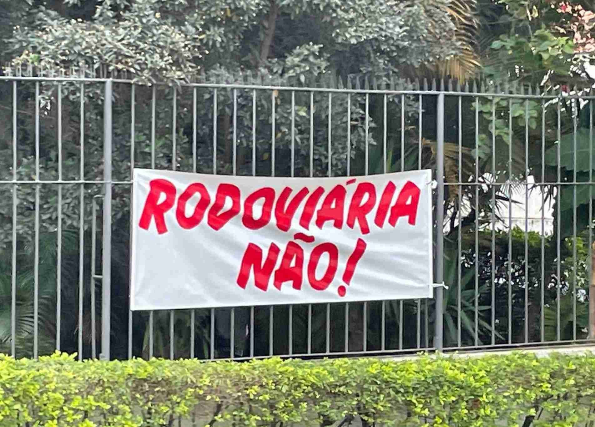 Moradores do Santa Rosália se manifestaram contra o empreendimento.