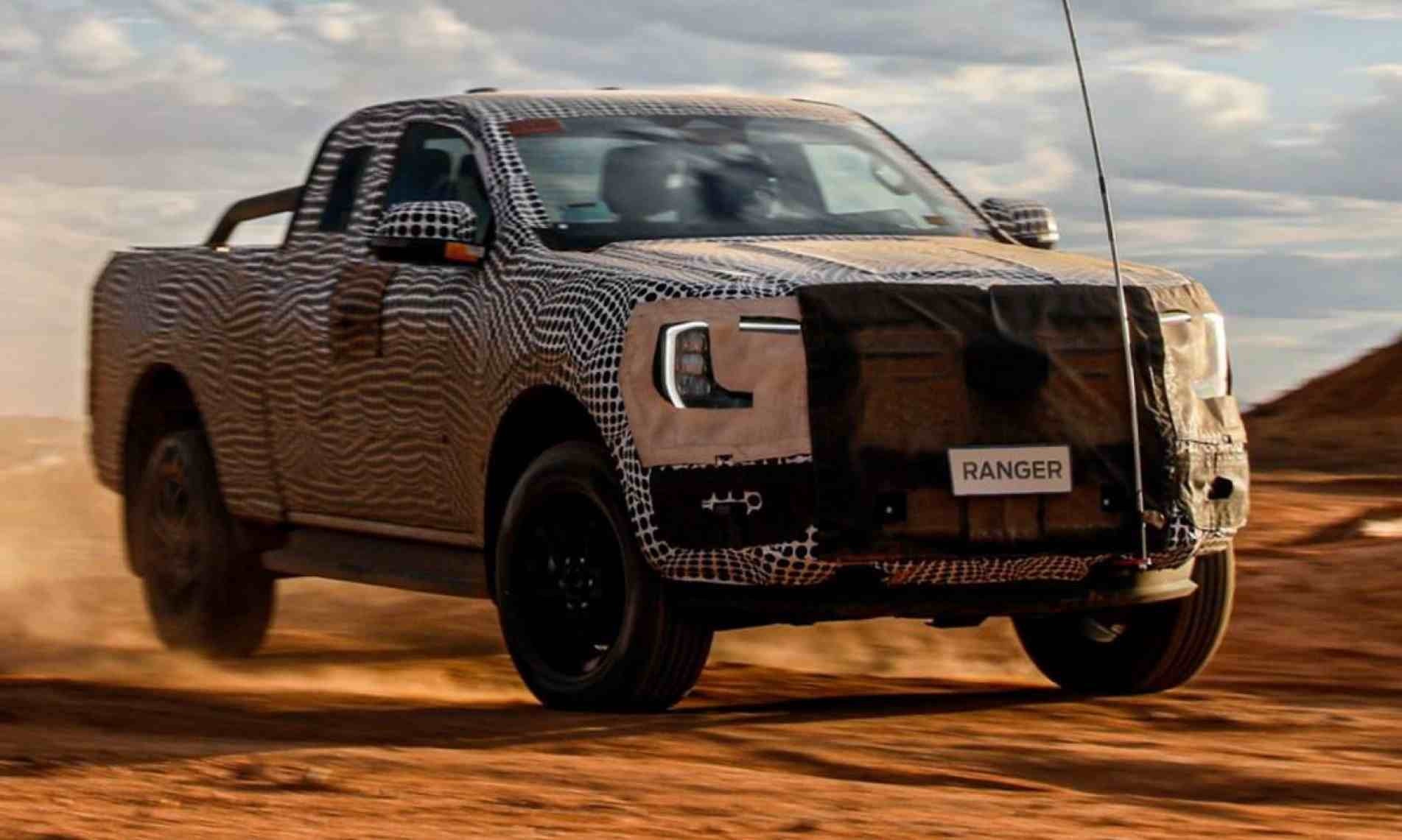 A Ford divulgou um vídeo que mostra a picape média completamente camuflada, em testes de resistência.