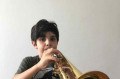 Lucas Pedrosa, de 11 anos, toca trompete. - JÉSSICA NASCIMENTO (19/10/2021)