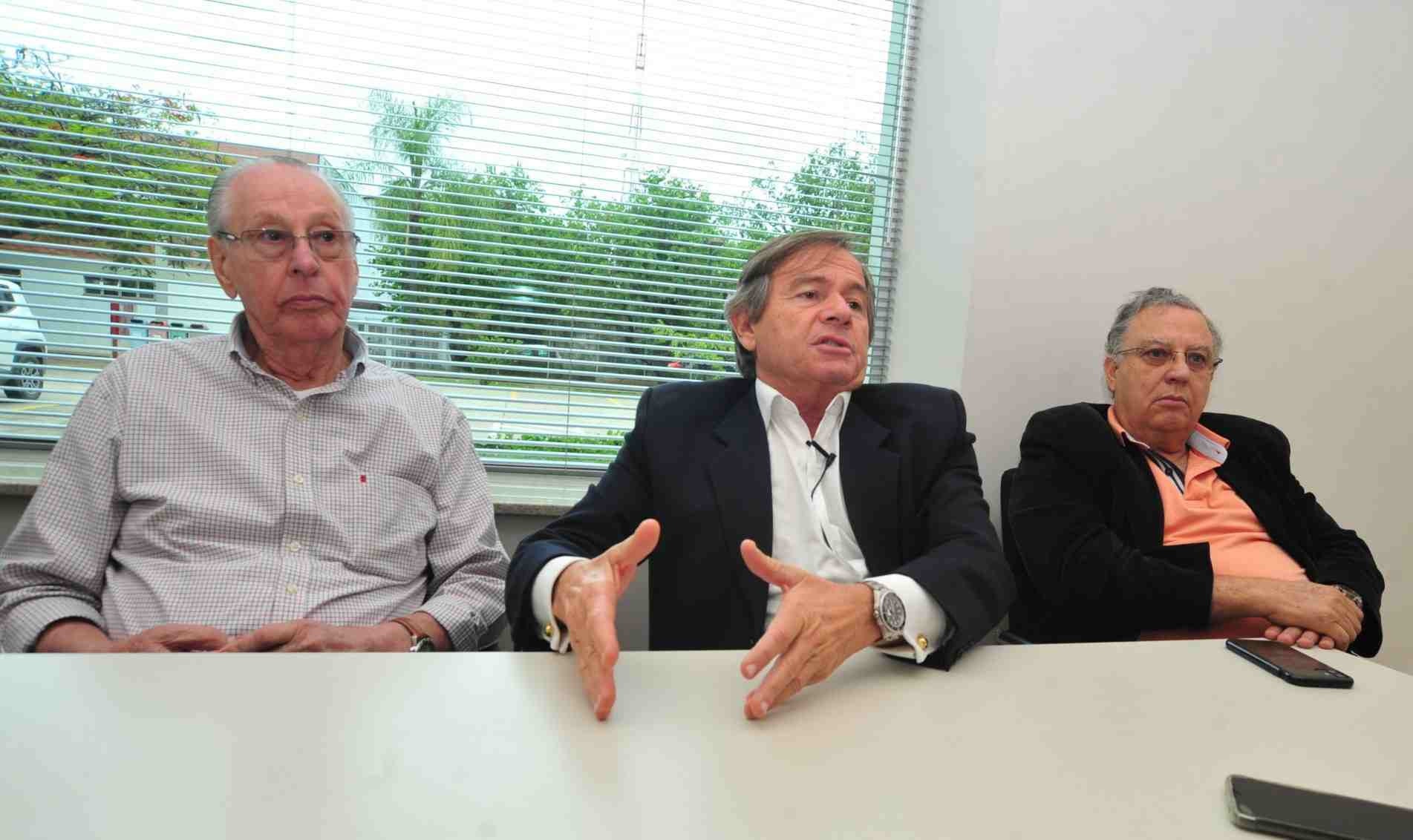 Américo de Carvalho Filho, Mário de Oliveira Filho e Ricardo Lopes de Oliveira falaram sobre o futuro da OAB-SP.