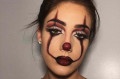 Maquiagem do Pennywise para o Halloween - Reprodução/Pinterest