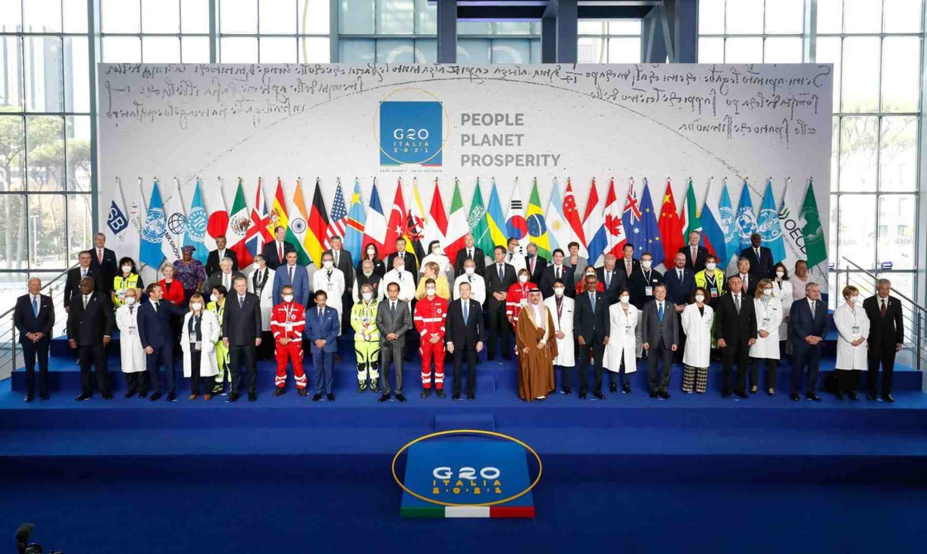  Fotografia Oficial com os Chefes de Delegação do G20.
