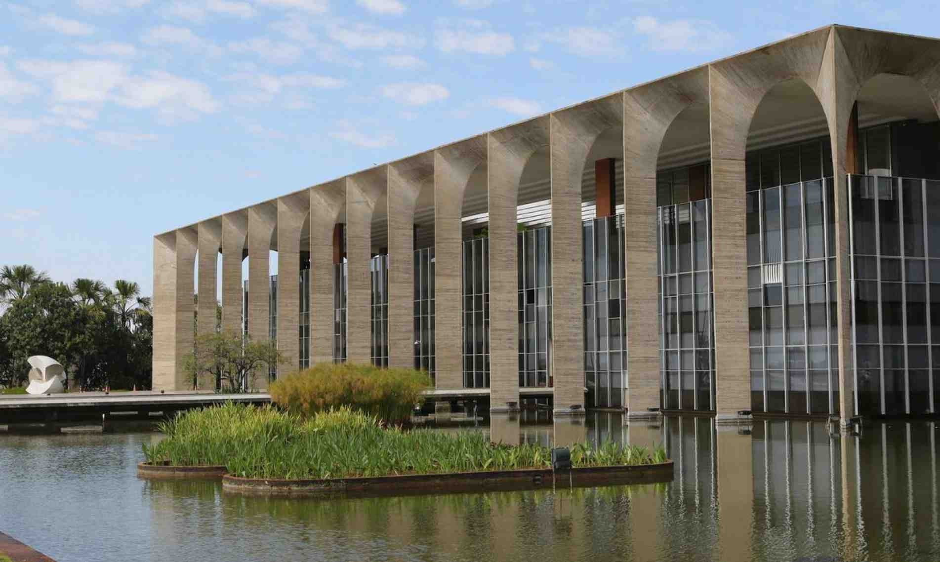 Palácio do Itamaraty na Esplanada dos Ministérios.