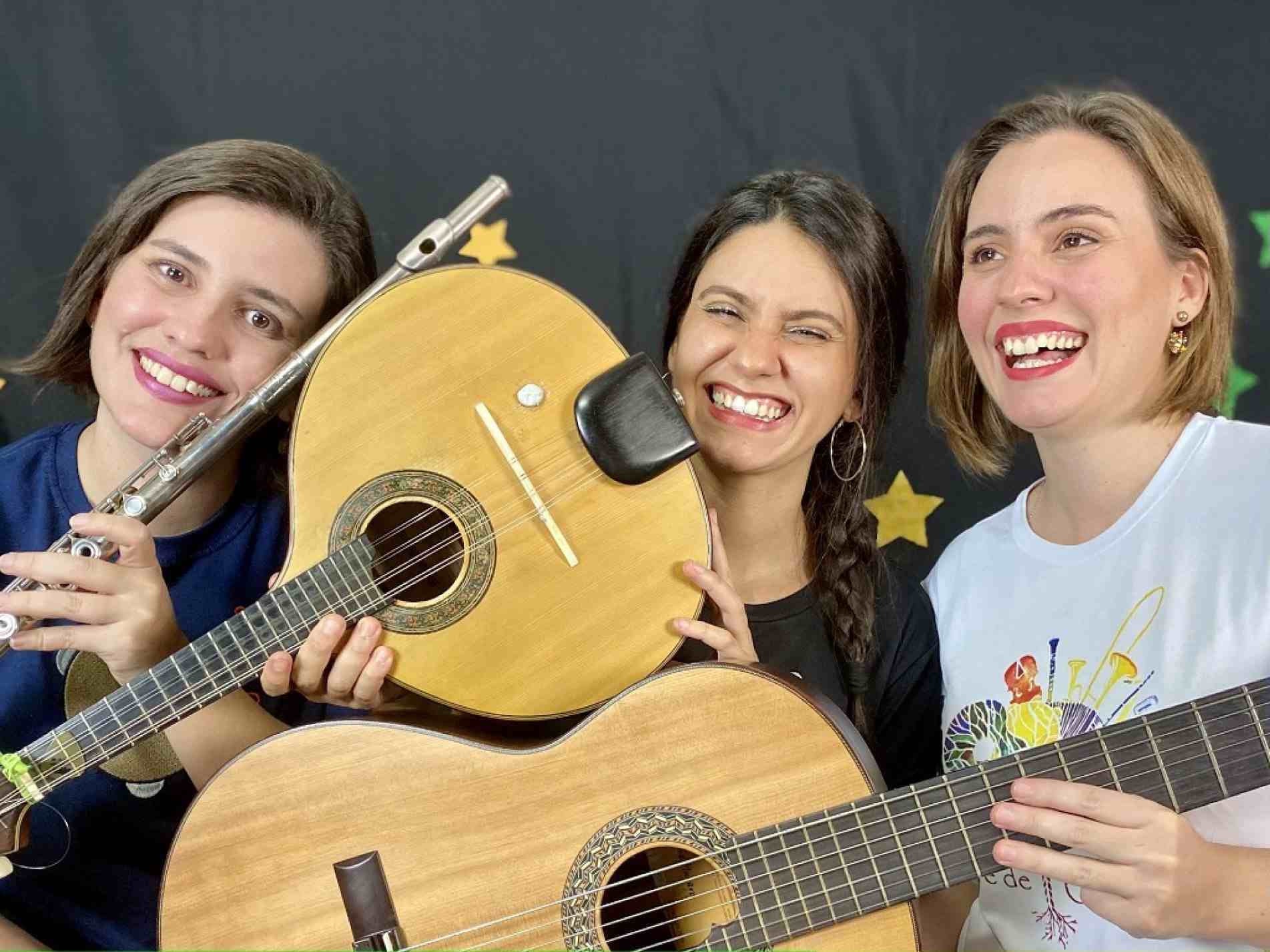 Corina, Lia e Elisa têm 19 anos de carreira e diversos prêmios