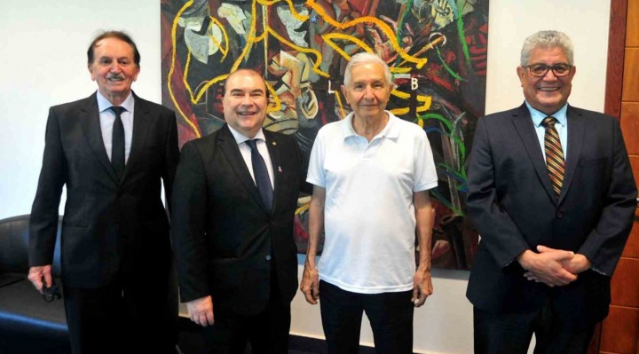 Mariano Amadio, José Donizete, Laelso Rodrigues e José Maion.