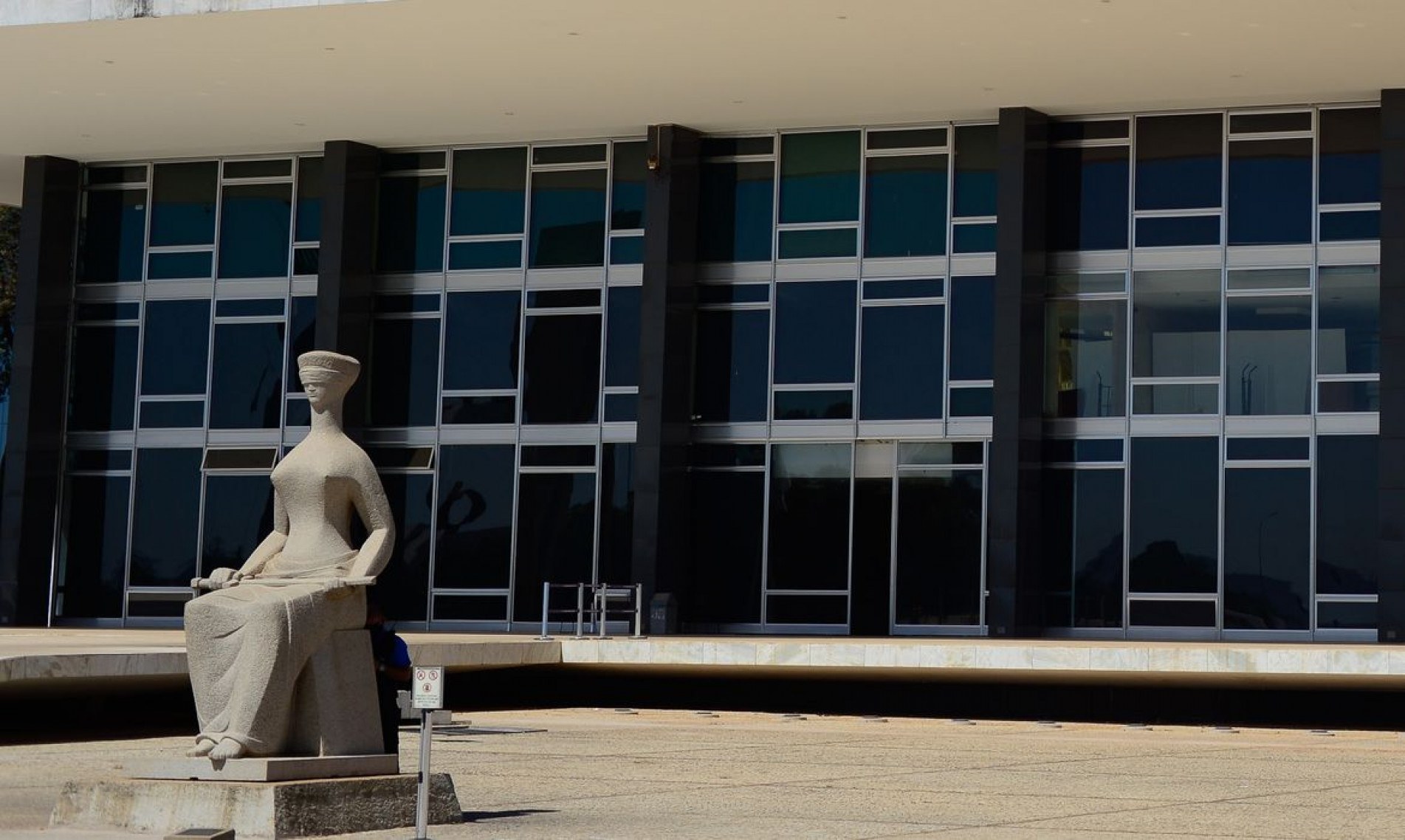 Fachada do edif&iacute;cio sede do Supremo Tribunal Federal - STF