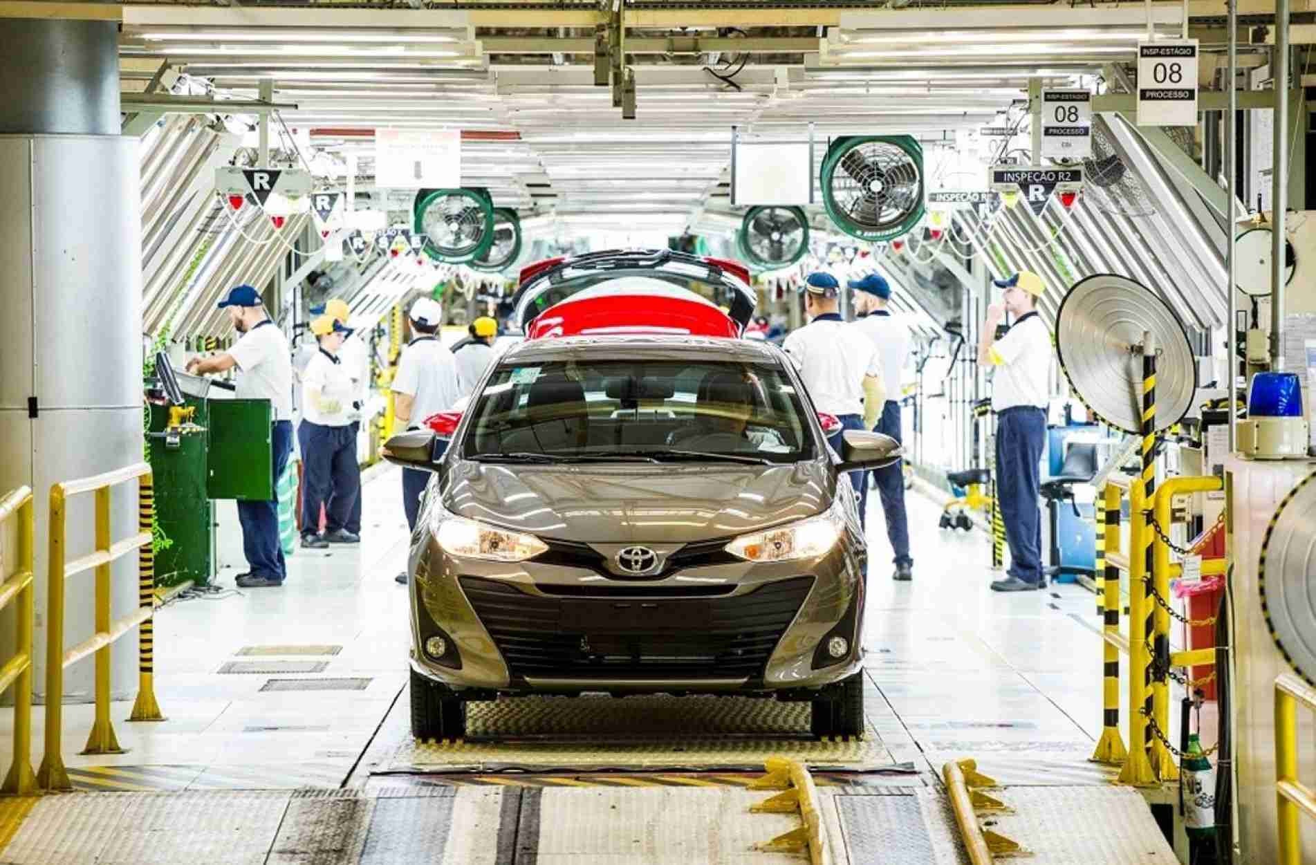 A Toyota anunciou o terceiro turno para a fábrica de Sorocaba.