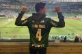 Lando Norris assistiu ao jogo do Palmeiras. - REPRODU&Ccedil;&Atilde;O / TWITTER PALMEIRAS 