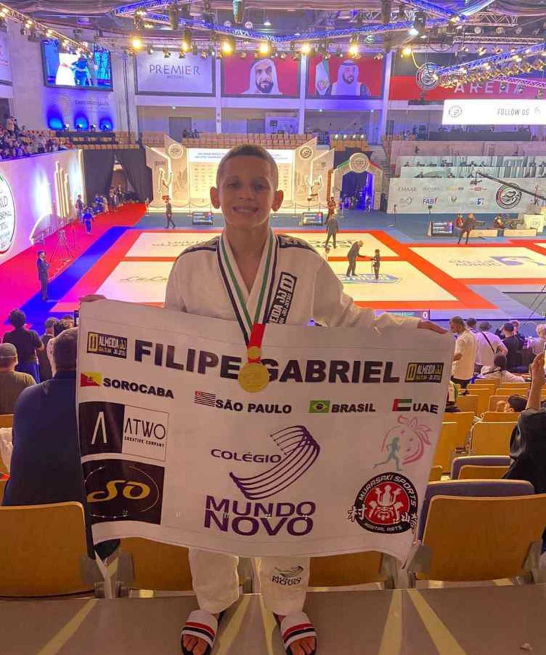 Filipe Gabriel venceu quatro lutas.