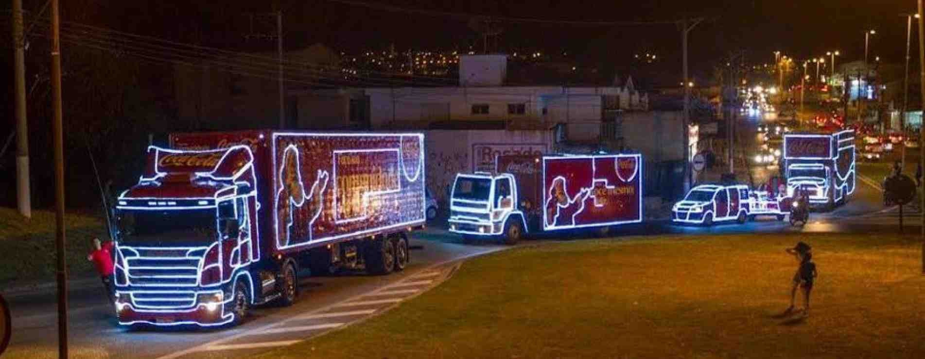 Coca-cola confirma desfile da tradicional Caravana de Natal.