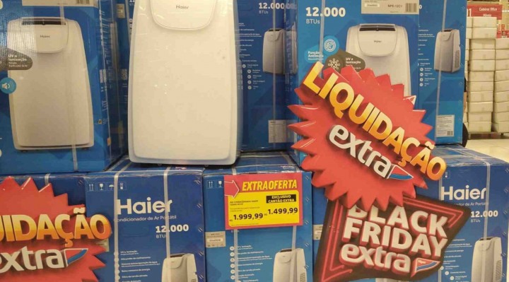 Ar-condicionado est&aacute; com desconto de R$ 500,00