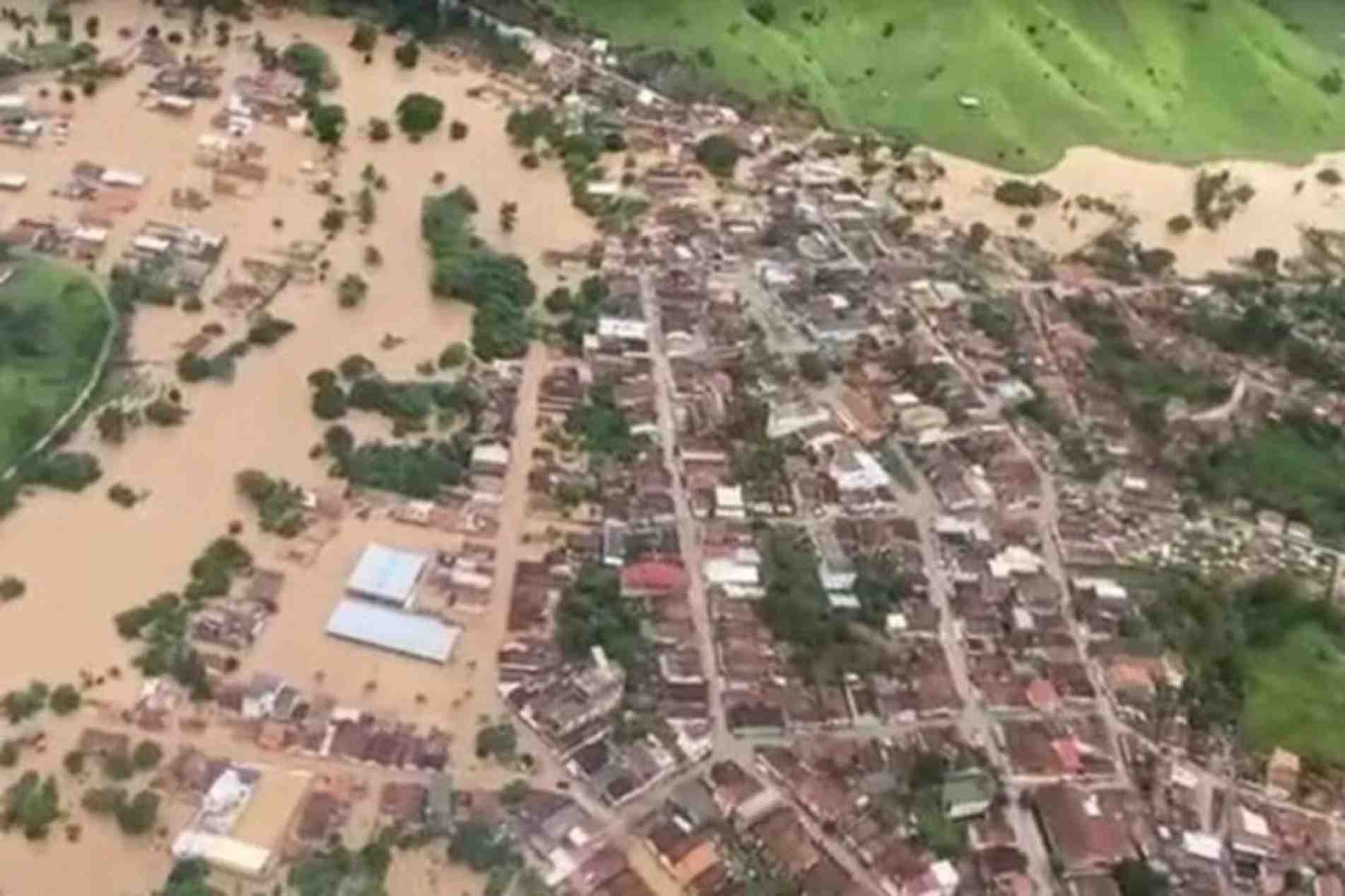 Municípios da região sul da Bahia sofreram inundações.