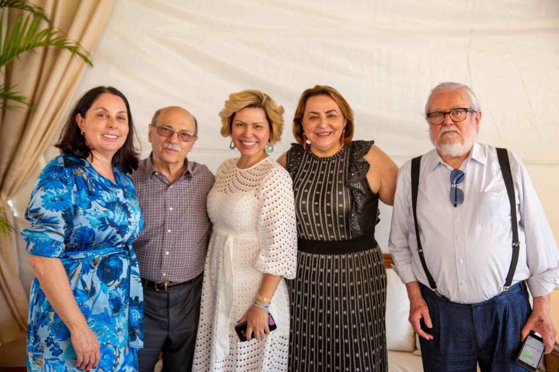 Cristina Delanhesi, Peter Cohn, Dila Oliveira, Luli Hunt e Fábio Magalhães.