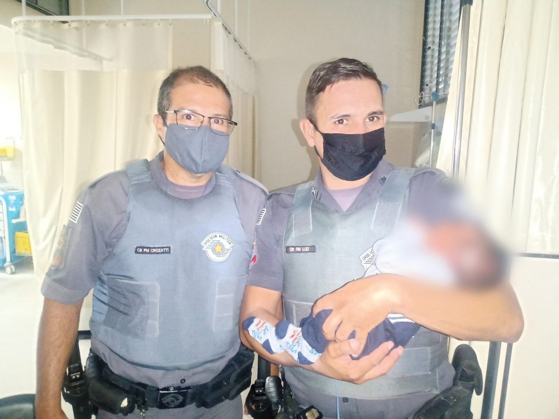 Polícia Militar salva bebê, de apenas três dias de vida, engasgado
