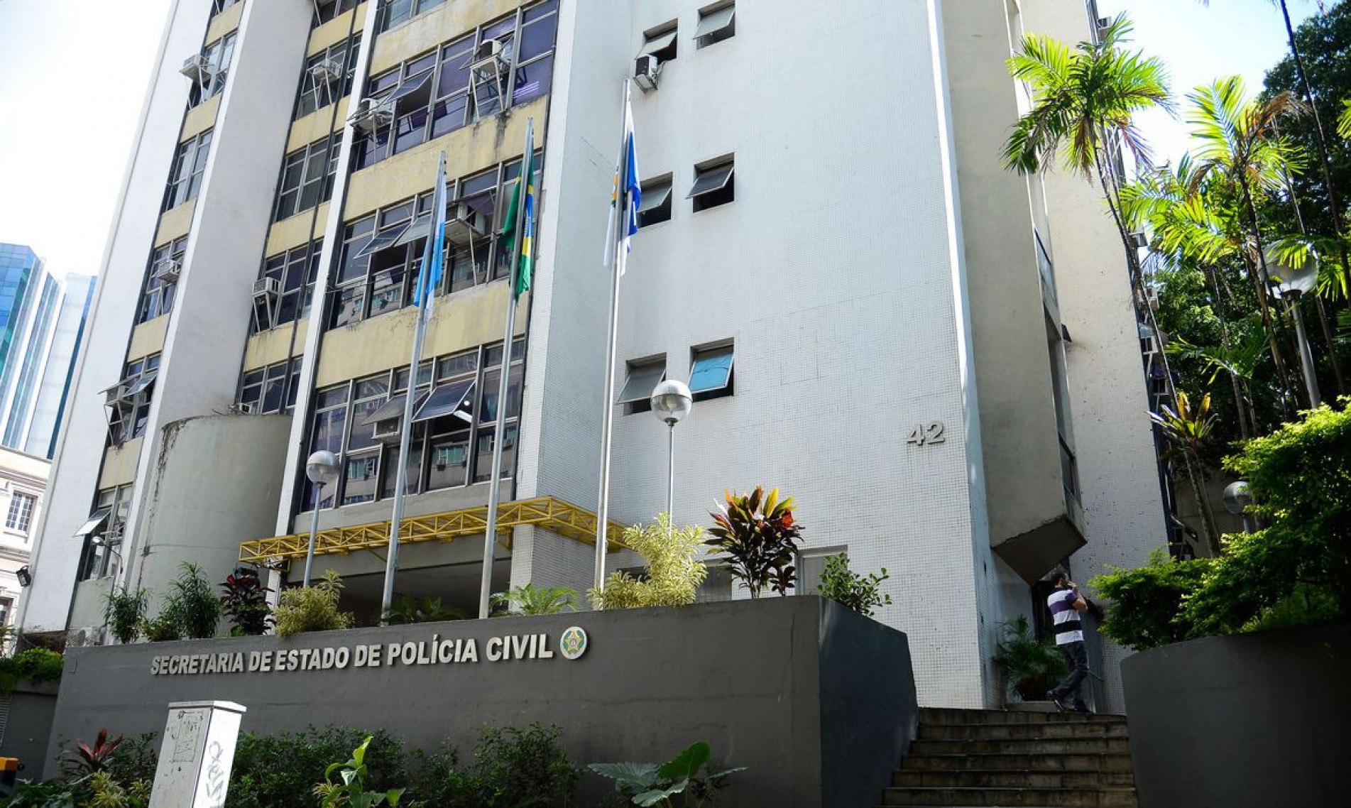  Fachada da Secretaria de Estado da Pol..cia Civil, no centro do Rio de Janeiro
    
