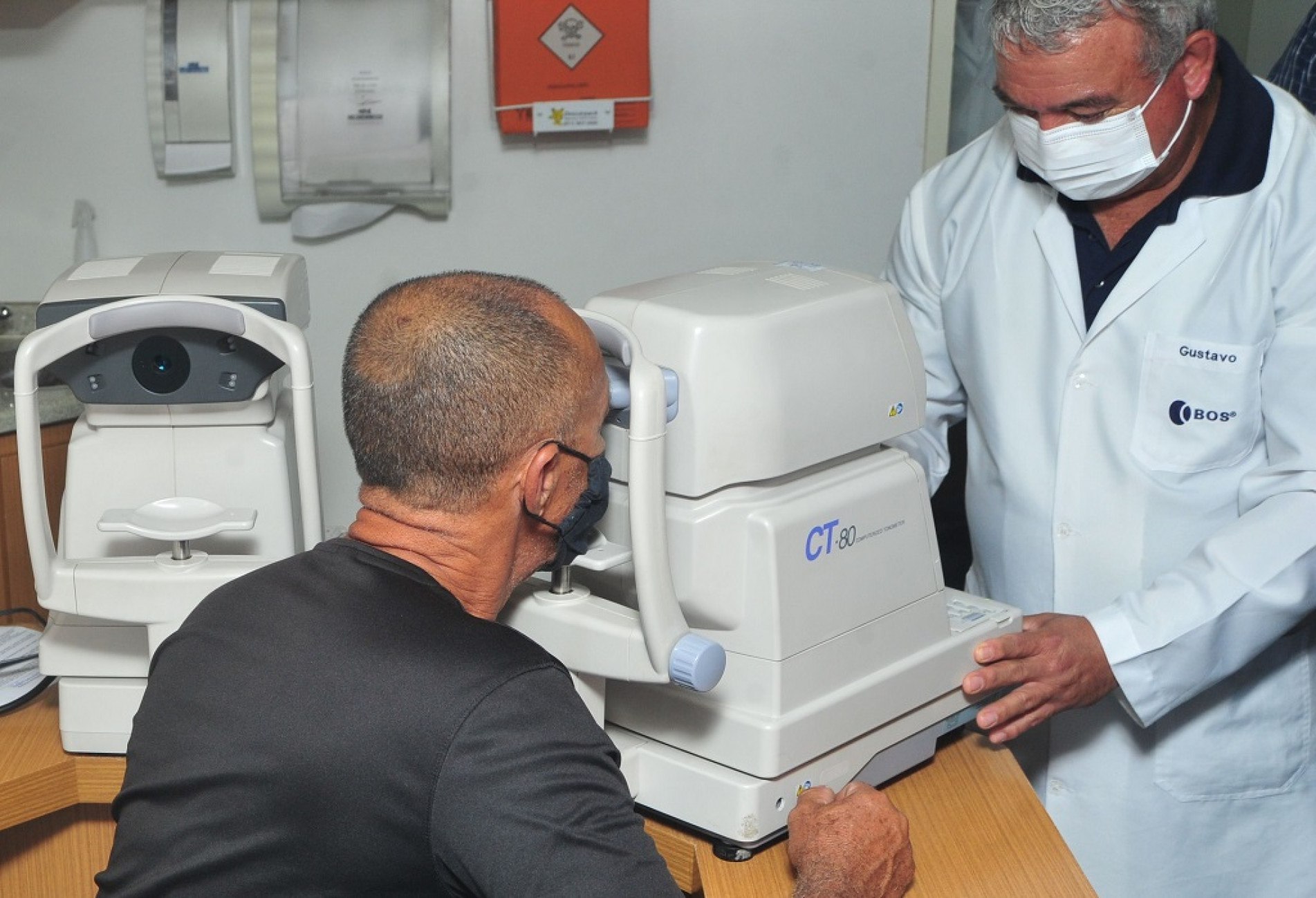 Em novembro de 2021, foi realizado o mutirão de procedimentos oftalmológicos em parceria com o BOS
